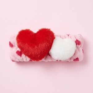 NWT Pink Heart Spa Headband